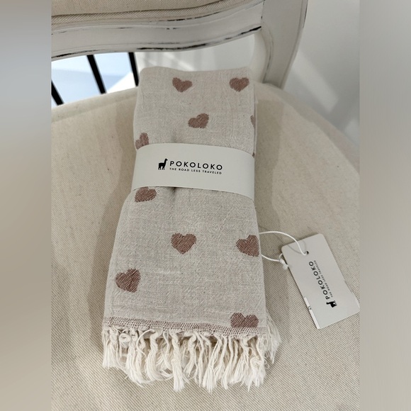 Pokoloko Other - Pokoloko Have a Heart Hand Towel Fair Trade - 100% Turkish cotton